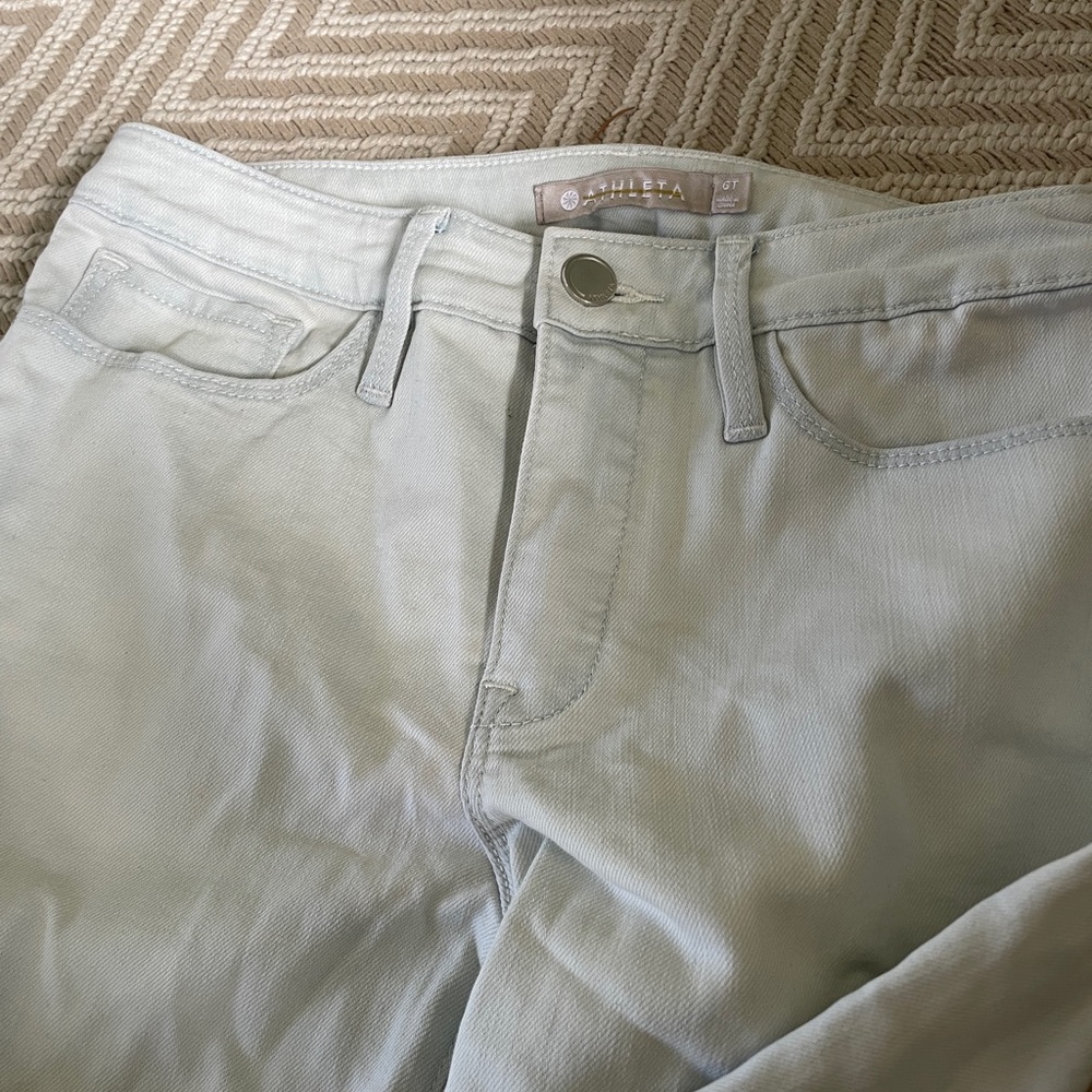 Athleta High Rise Blue Jeans Classic Fit